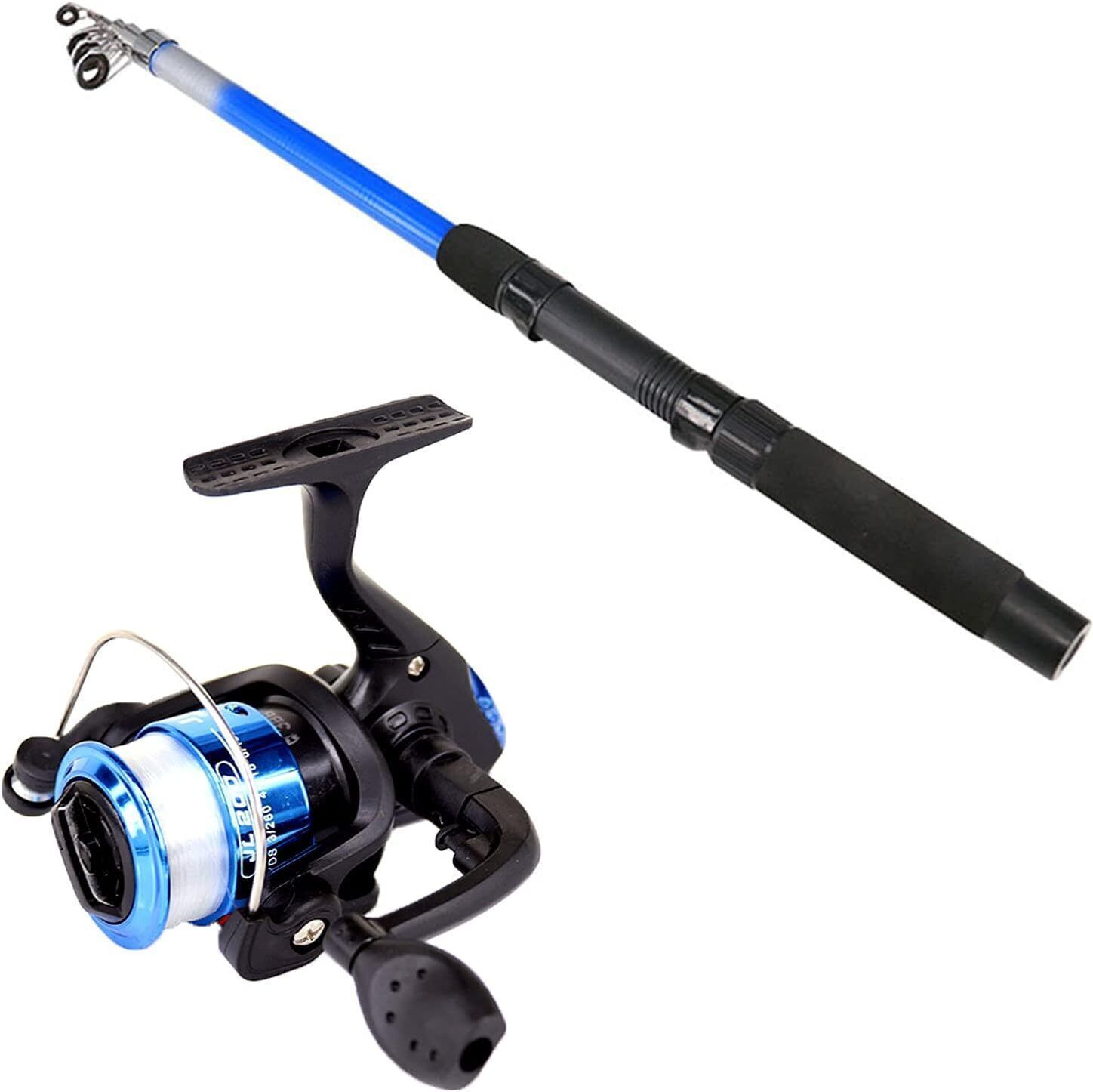 Fishing set combo 210cm 2.1 e set Multicolor Fishing Rod-image-33