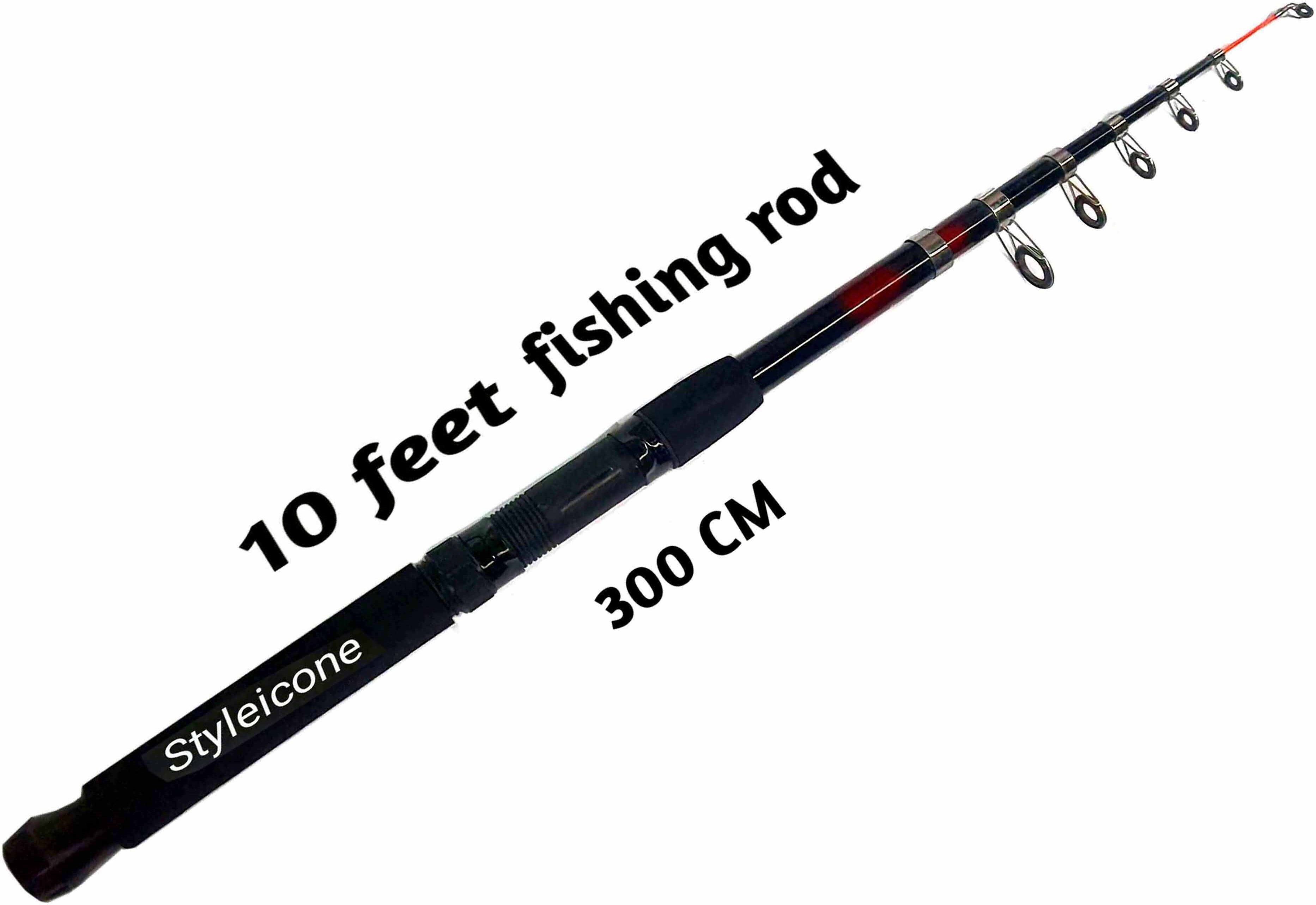styleicone 10 feet High Quality fishing rod red73999 ROD 3.0M -DM654 Red Fishing Rod-picture-26