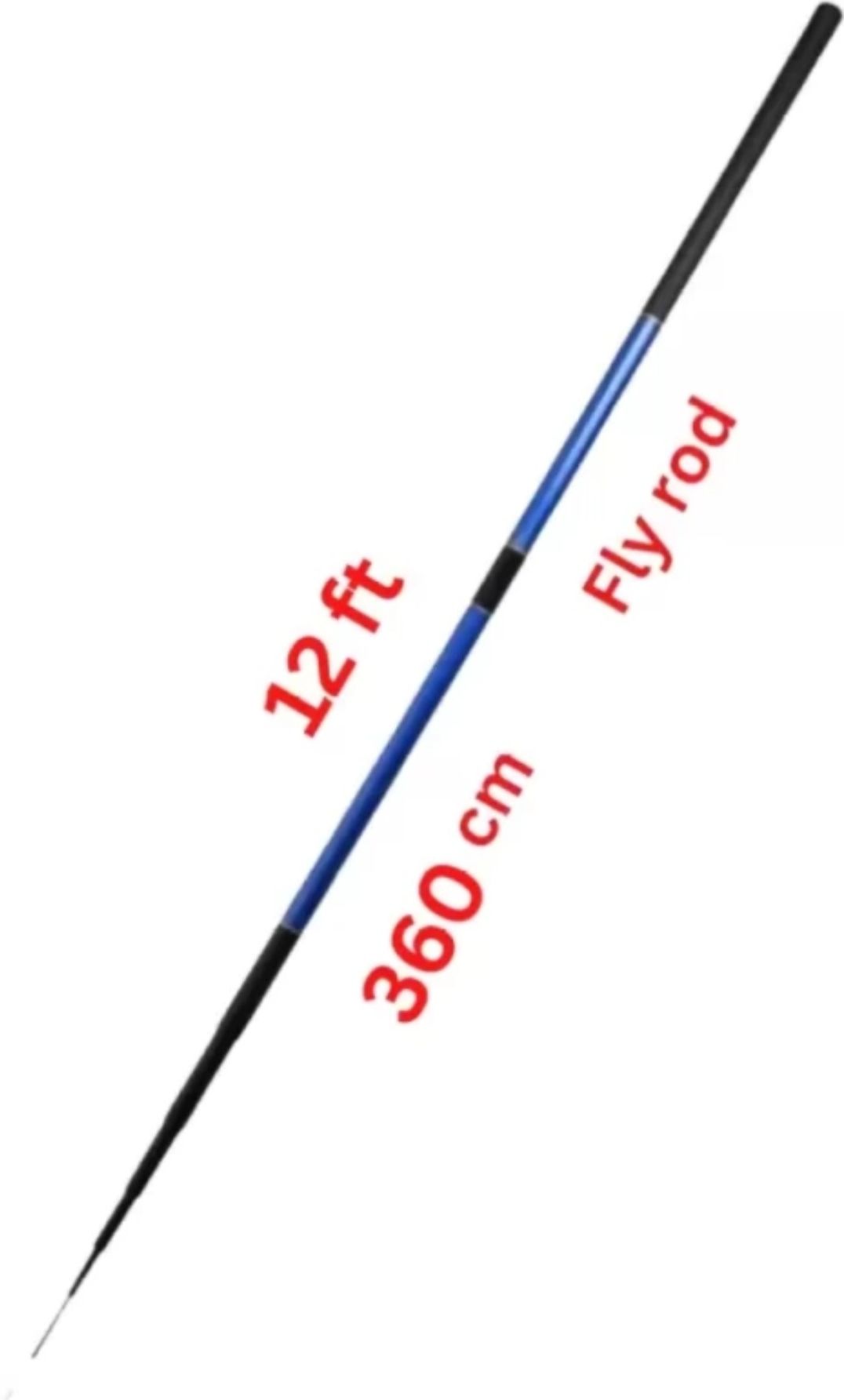 sikme Ultimate Angler's Arsenal The Titan 360cm Fly Fishing Rod Blue Fishing Rod-picture-11