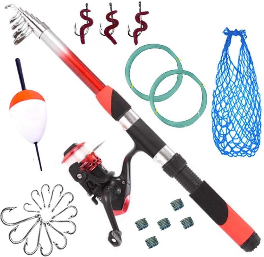 Fishing Combo Spinning Rod, Reel, Accessories Kit Multicolor Fishing Rod-image-10