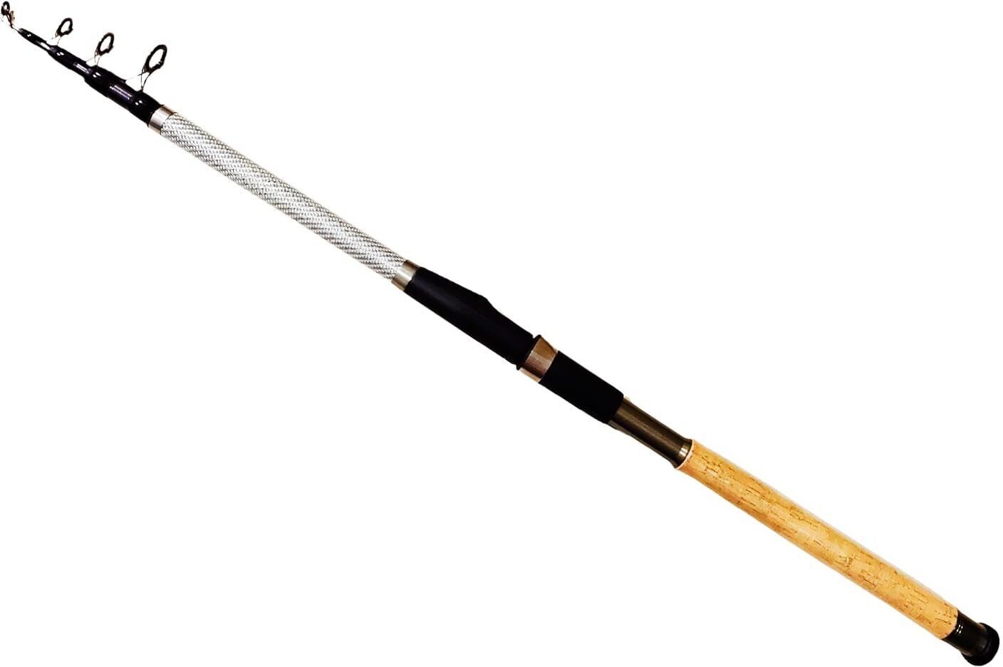 Light Weight Strong Carbon Fiber Heavy Action Telescopic Spinning Fishing Rod High Density Carbon Brown, Black Fishing Rod-image-36