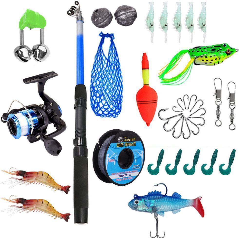 Precision Performance: 210cm Fishing Rod and Reel Combo Angler's Power Duo Multicolor Fishing Rod-image-33