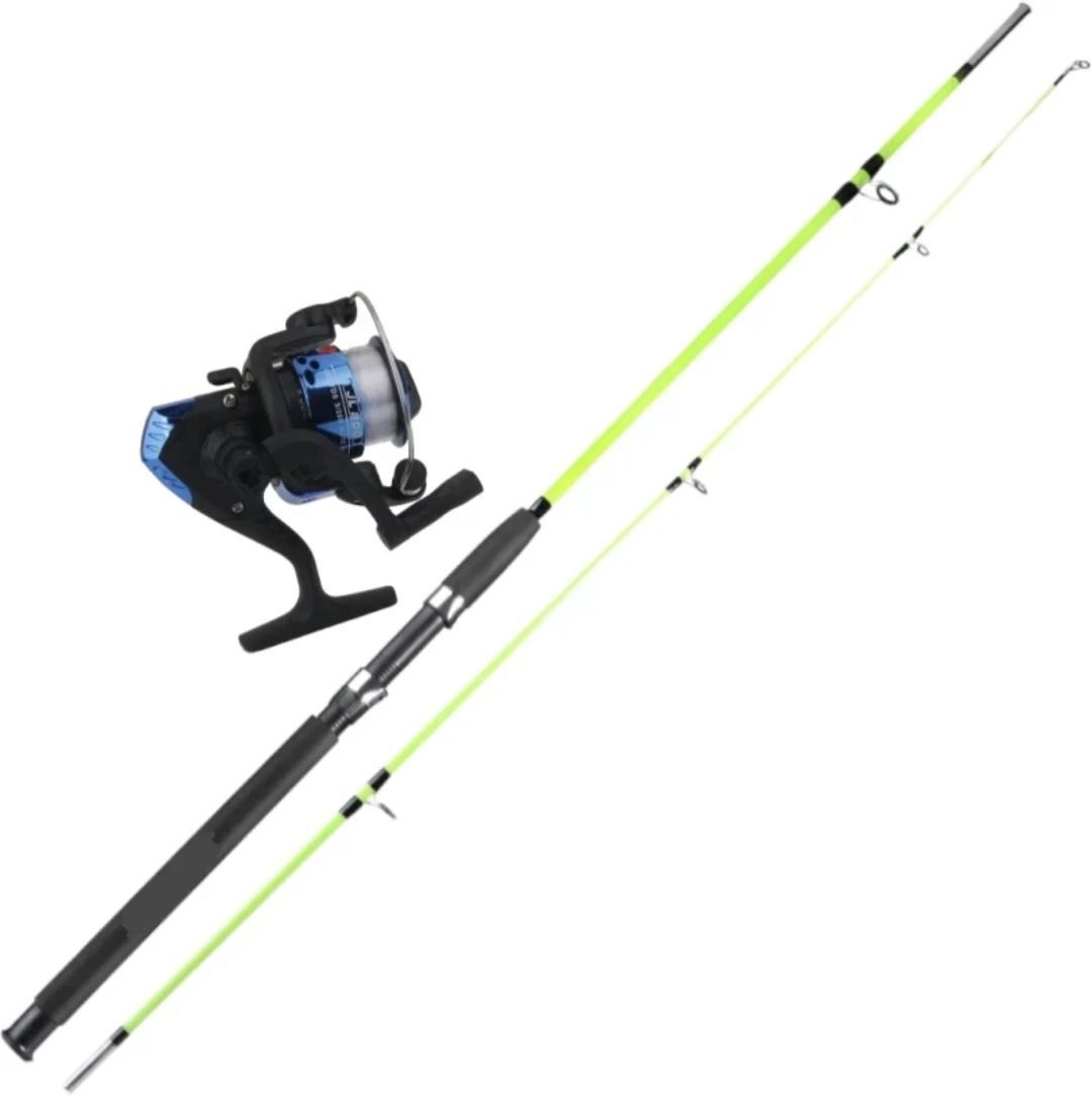 Super fine Solid fiber fishing rod with reel SPRED Ultimate 1.5 Multicolor Fishing Rod-image-13