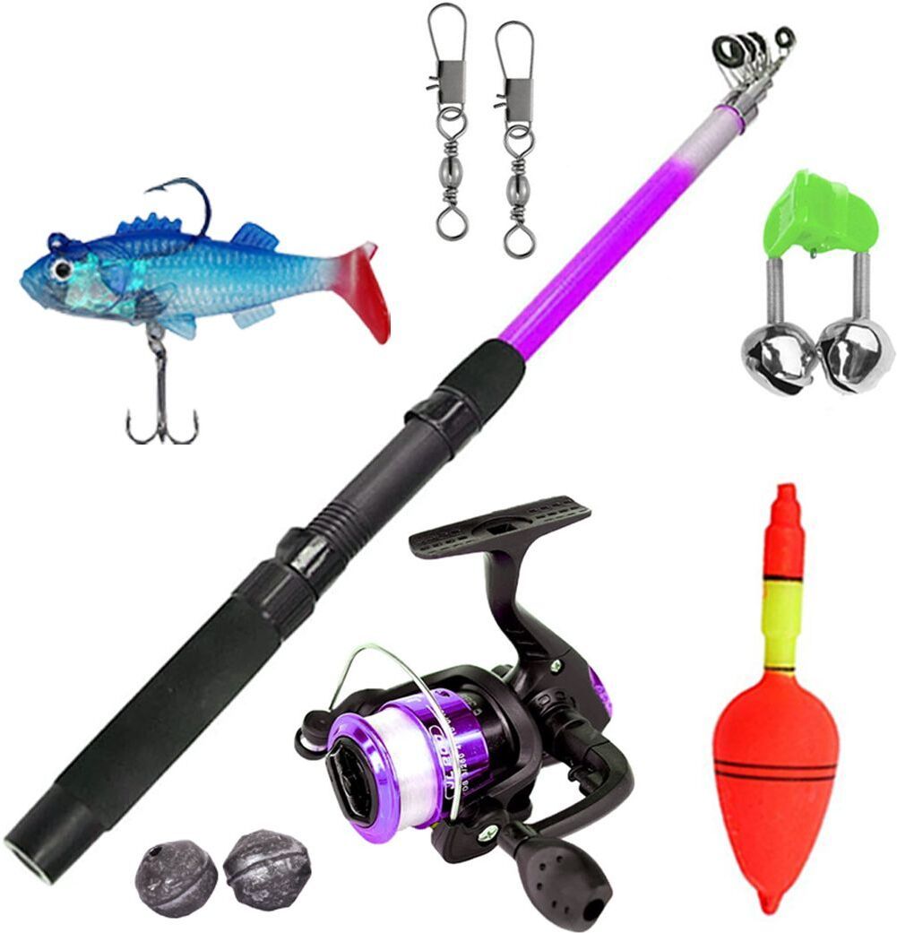 7ft (210cm) Fishing Rod and Reel Combo Set for fishing Multicolor Fishing Rod-image-25