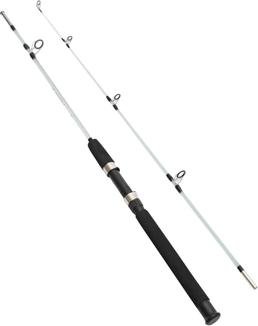 Angler Lite Fishing Rod(150cm) 2-Piece Medium Action Spinning Fishing Rod Black, White Fishing Rod-image-10