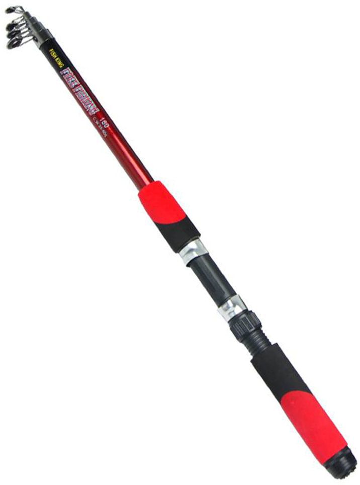 7FT/210CM TELESCOPIC BEST QUALITY FISHING ROD A-F-R-M-00987001 White, Red, Silver Fishing Rod-image-44