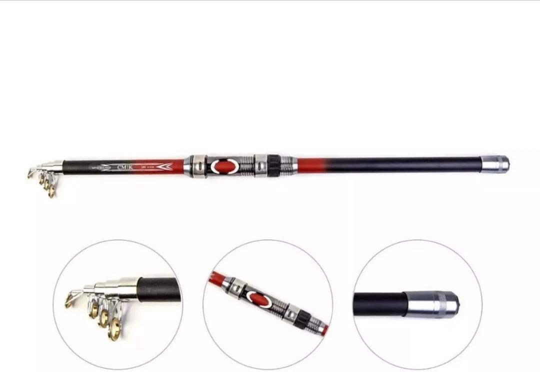 super carbon fiber 2.7 fishing rod The Telescopic Rod Multicolor Fishing Rod-image-36