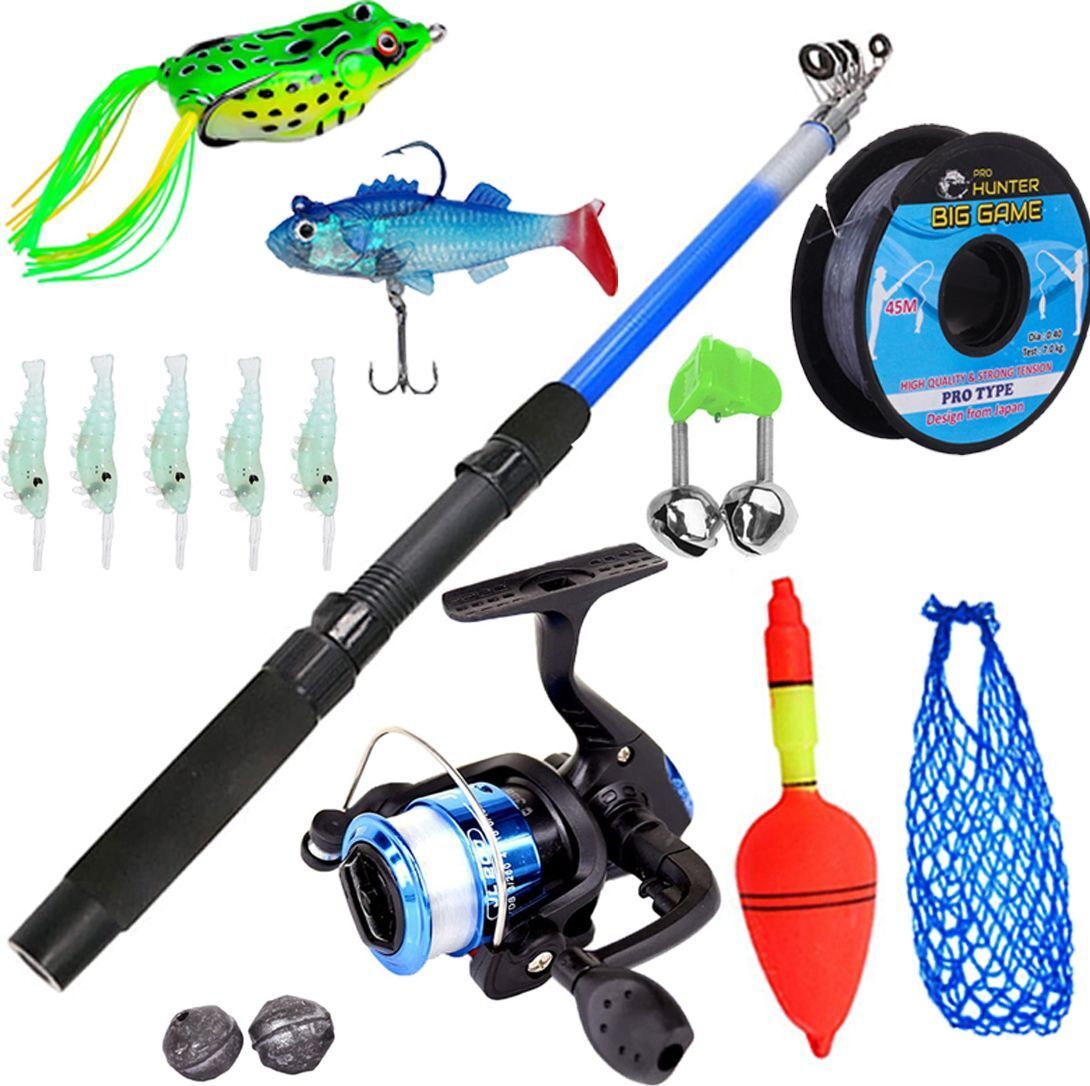 Master Angler's Kit: 7ft (210cm) Rod, Reel, and Fishing Combo for Peak Performance Multicolor Fishing Rod-image-23