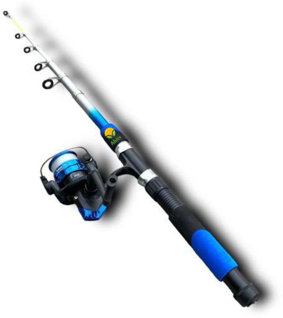 7 fit fishing set f Special colour blue Black, Blue Fishing Rod-image-12
