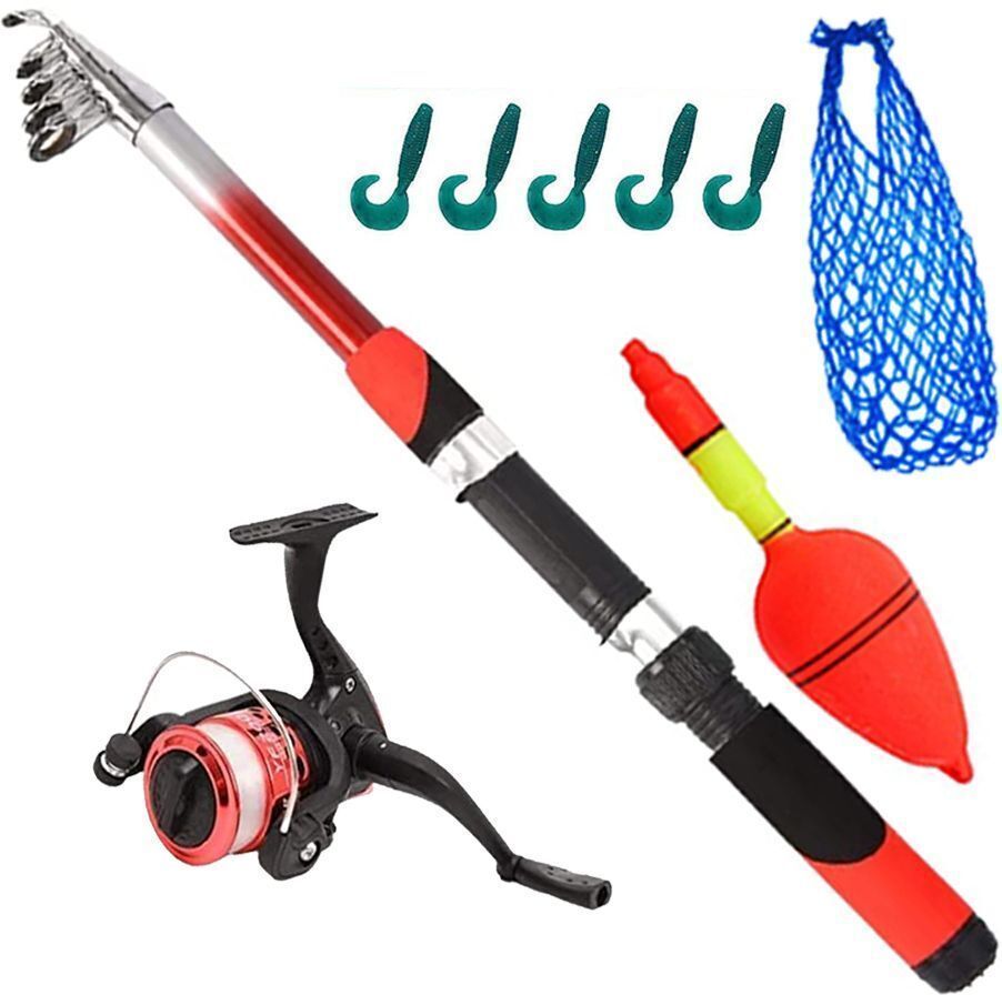 7ft Fishing Rod and Reel Combo Set Premium Spinning Rod & Reel for Versatile Angling Multicolor Fishing Rod-image-28