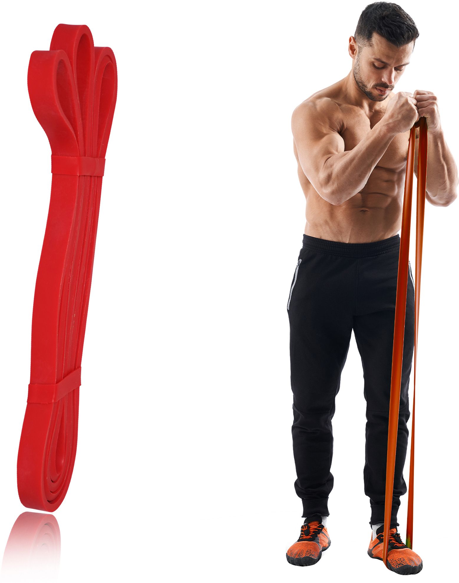 Resistance and Pull up Band for Chin Ups, Pull Ups and Stretching 7KG To 25 KG Resistance Band-image-40