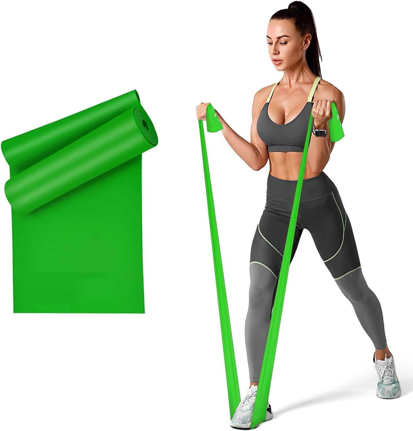 cardiorama Professional Latex Resistance Theraband For WarmUp Stretching,Cardio,HomeFitness Fitness Band-picture-21