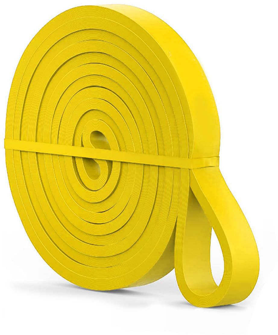 gymwar Heavy Duty Resistance Band Yellow(30 kg) | Pull Up Assistance, Stretching Resistance Band-picture-26