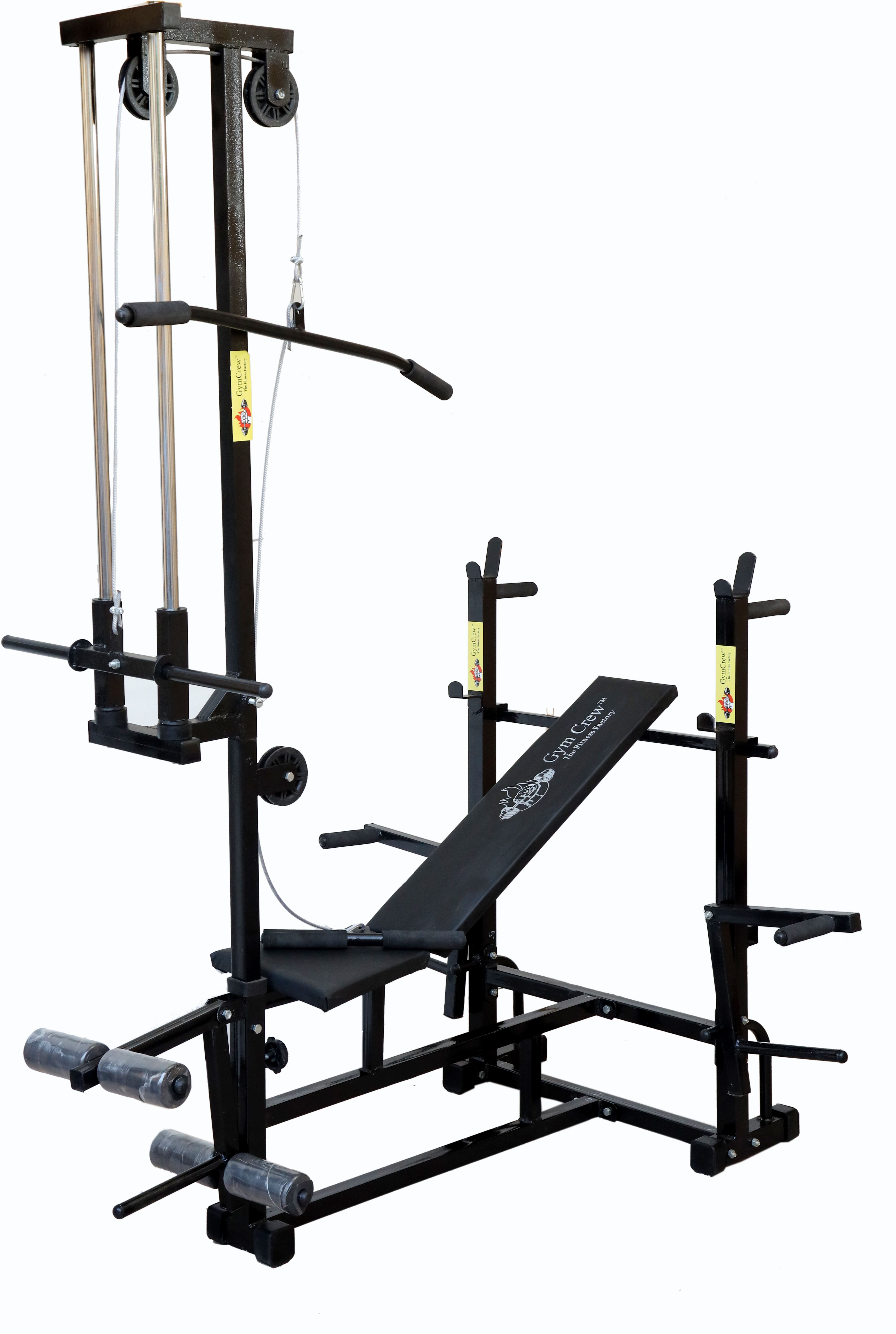 20 in 1 Double Support Black Prin Multipurpose Fitness Bench-image-40