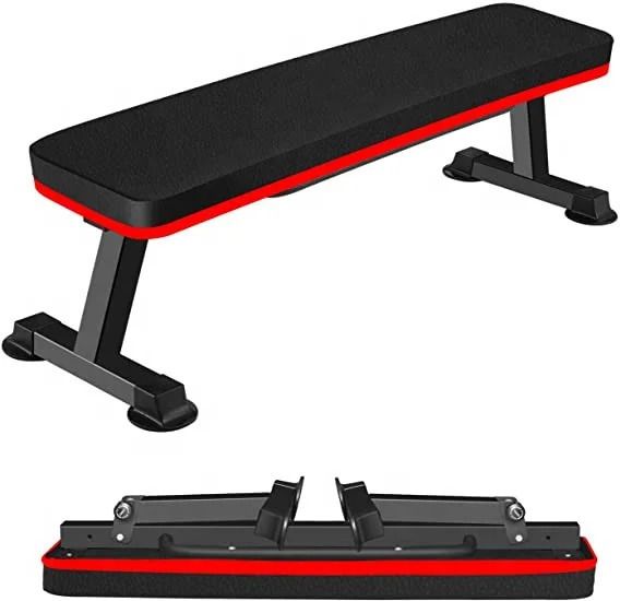 S-104 Weight Bench Folding Workout Bench Flat Fitness Bench