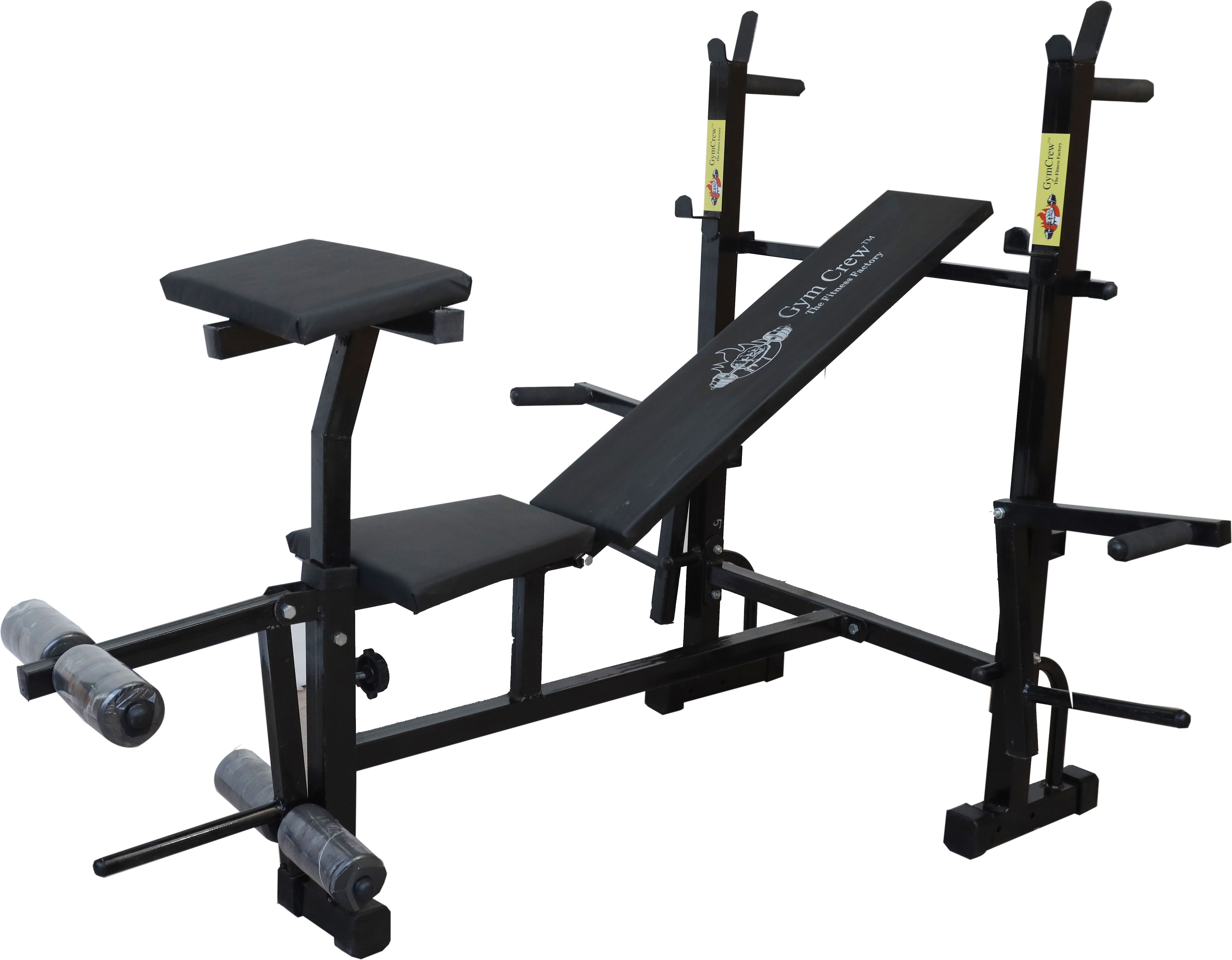 7 IN 1 SINLGE SUPPORT BLACK Multipurpose Fitness Bench-image-28
