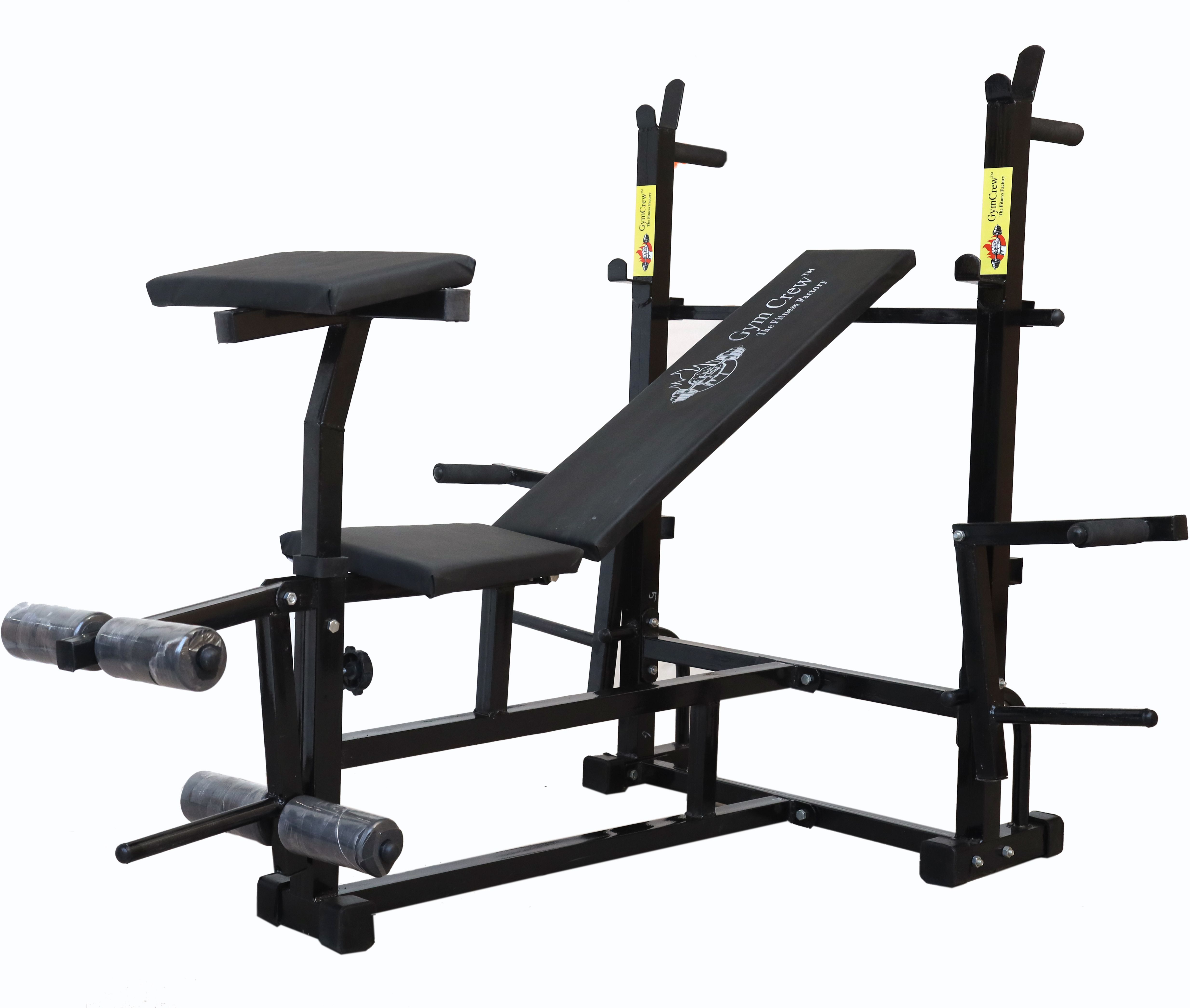 gymcrew 7 IN 1 DOUBLE SUPPORT BLACK Multipurpose Fitness Bench-picture-27
