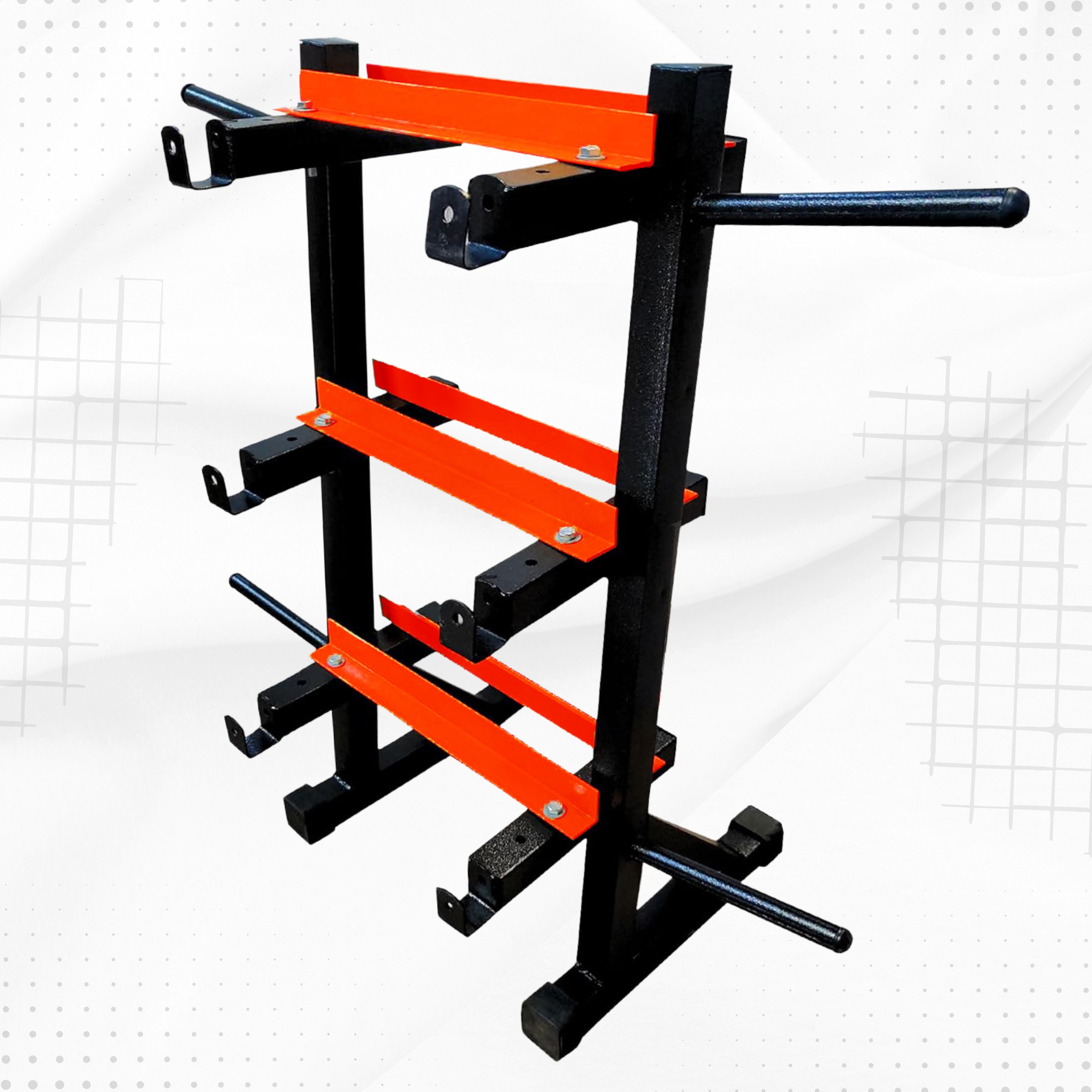 dumbbell rack for home gym fitness (DUMBBELL-RACK-PRO) Flat Fitness Bench