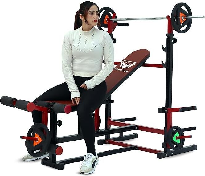 8 IN 1 J HOOK Multipurpose Fitness Bench-image-36
