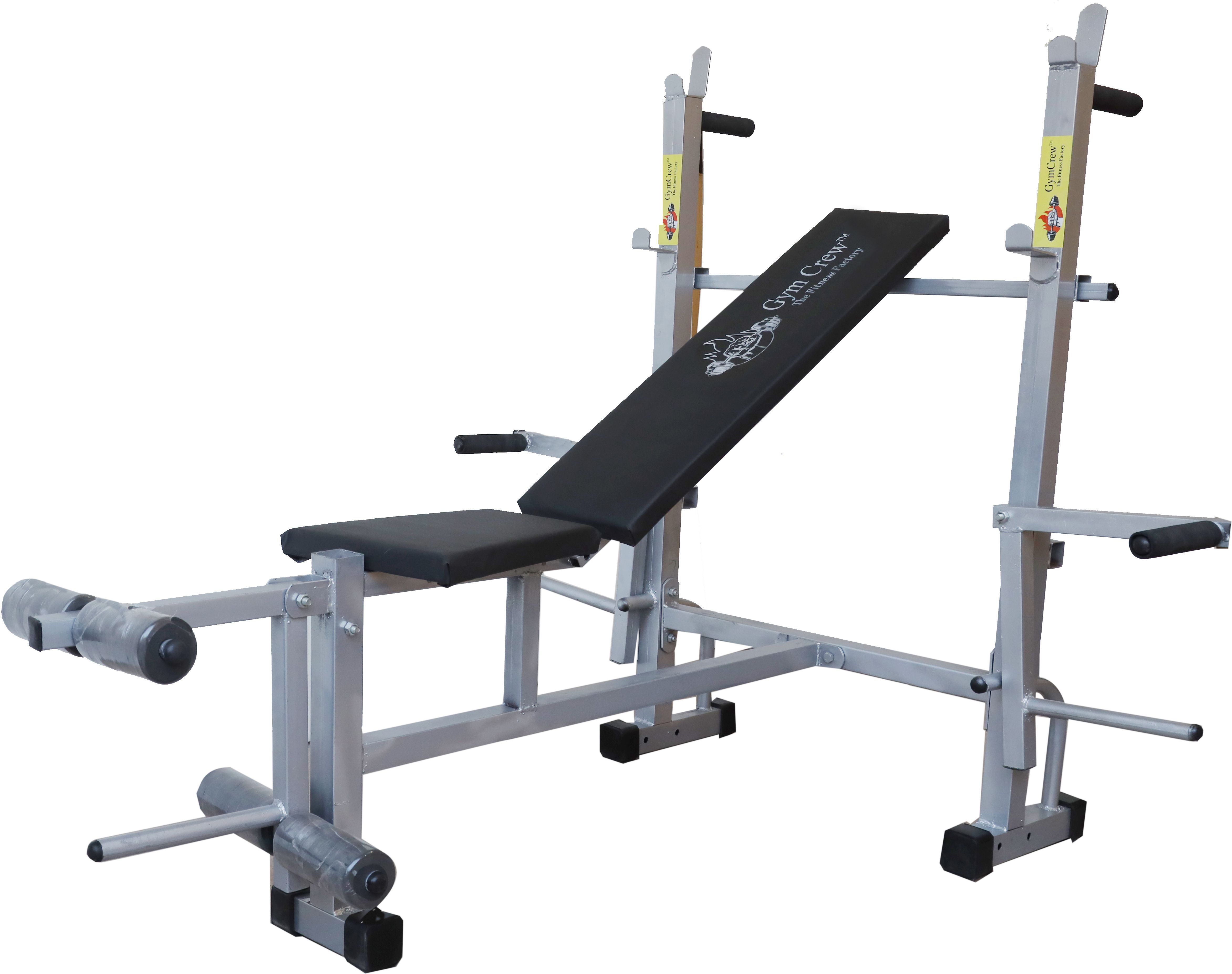 gymcrew 8 IN 1 SINLGE SUPPORT SILVER Multipurpose Fitness Bench-picture-12