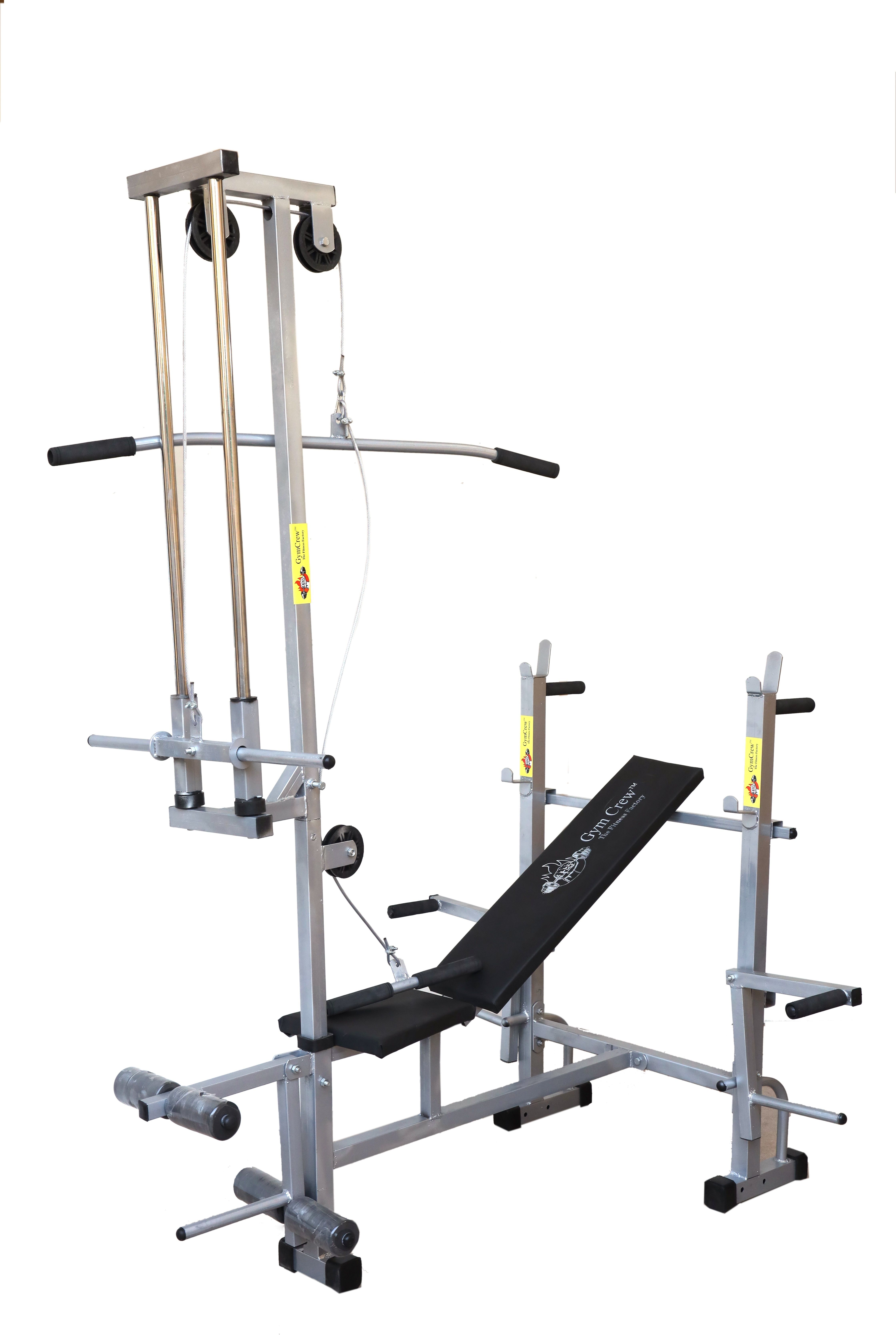 20 in 1 Double Support Silver Prin Multipurpose Fitness Bench-image-38