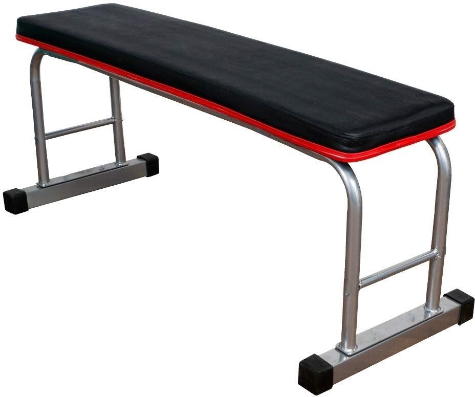 Heavy-Duty Flat Weight Bench home or garage gym Multipurpose Fitness Bench
