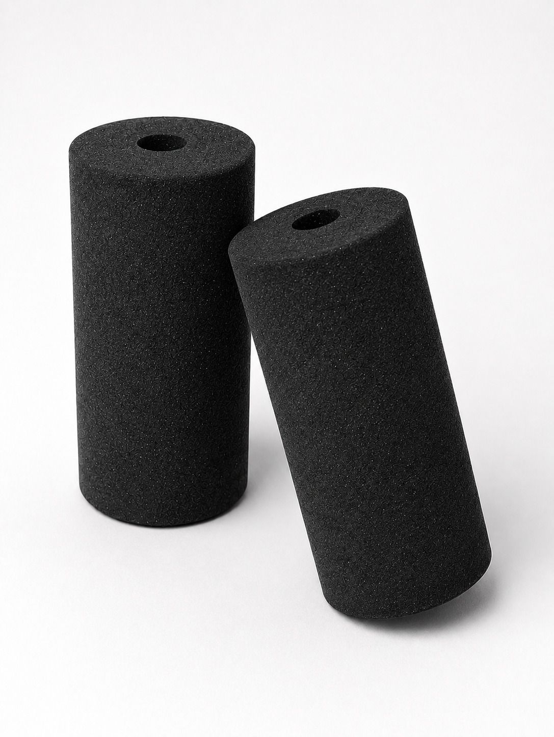 GYM MACHINE SOFT RUBBER FOAM ROLLER SIZE,4X8 .COLOR .(BLACK ) PACK OF 2 Multipurpose Fitness Bench-image-2