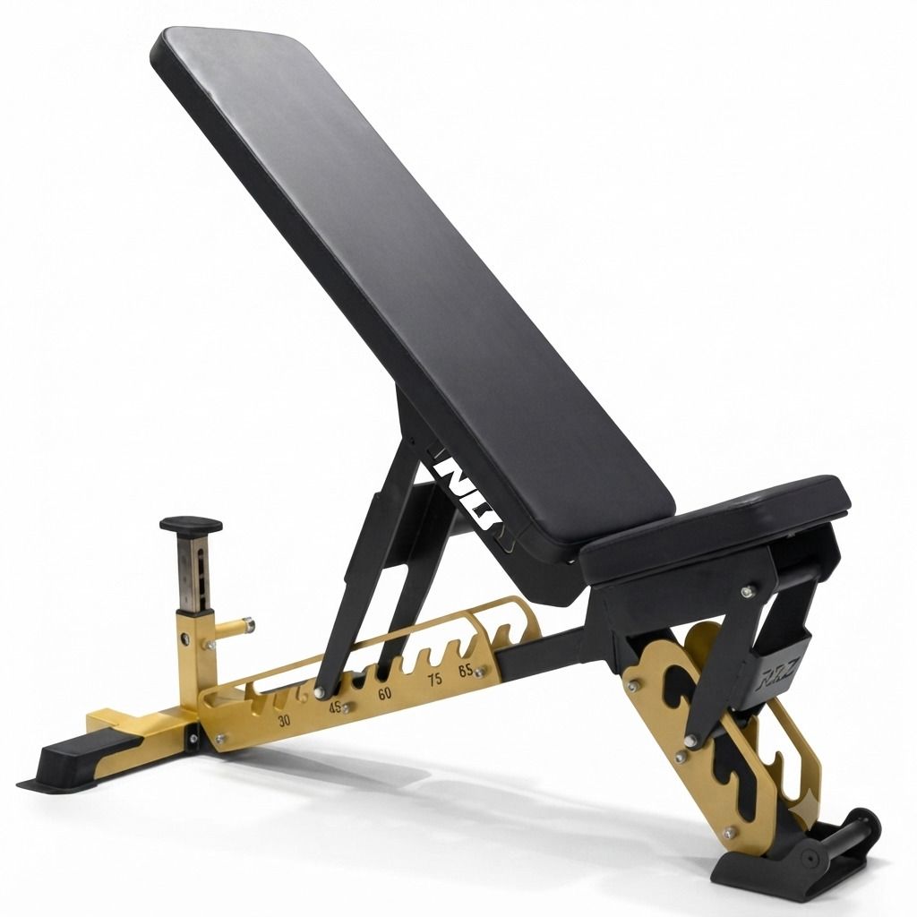 national bodyline Foldable Adjustable Weight Bench For home & Gym Multipurpose Fitness Bench-picture-5