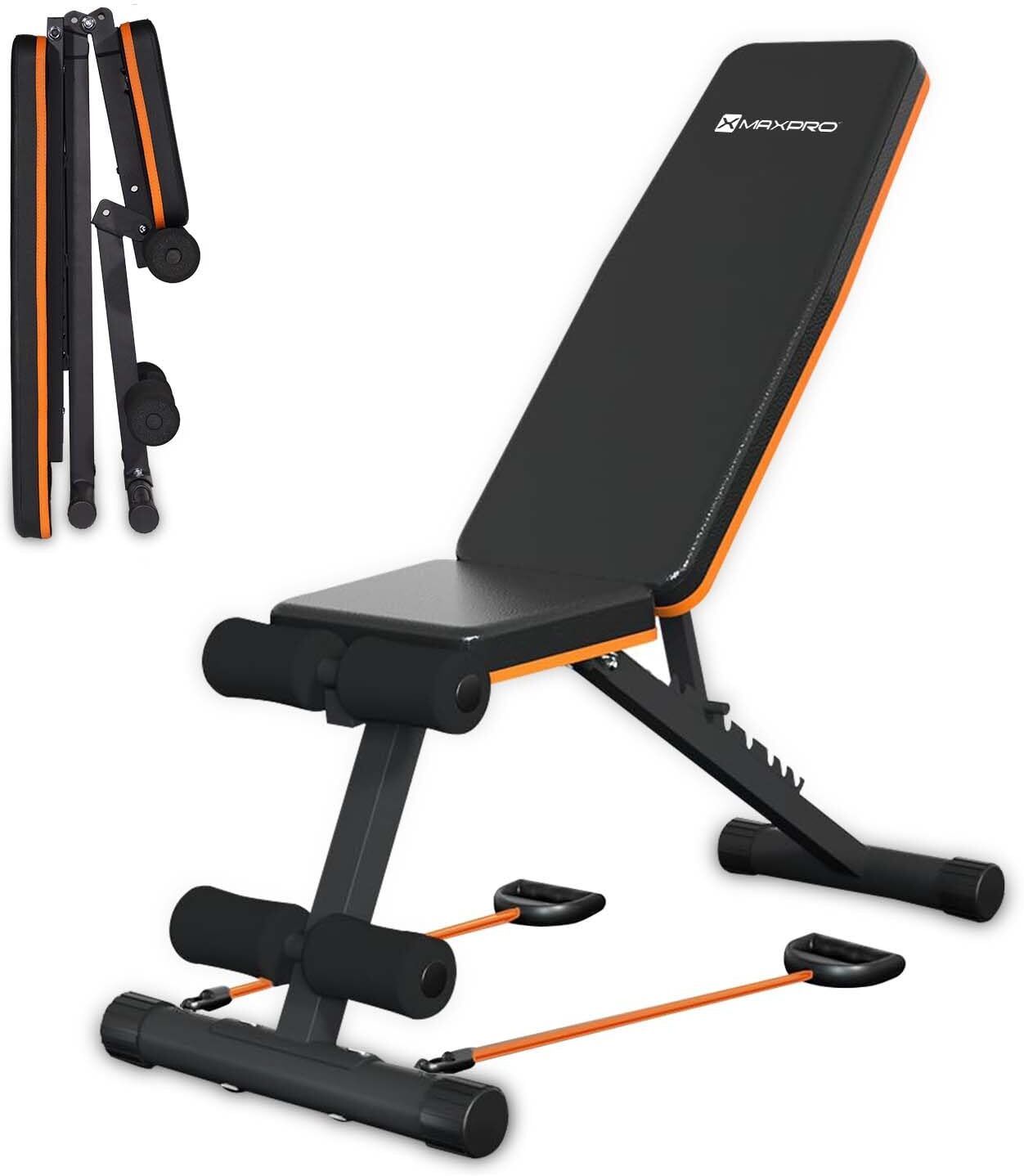 MP-AB300 Adjustable Foldable Strength Training Gym Bench for home 250kg Capacity Multipurpose Fitness Bench-image-23