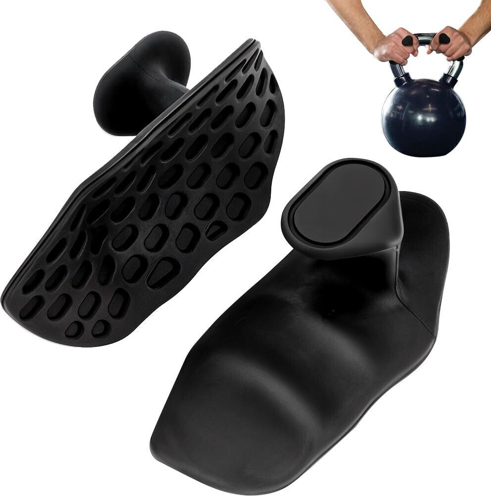 shopeleven Gym Grip Pads for Weight Lifting: Dumbbell Lifting Rubber Grips Pad Anti-Slip Hand Grip/Fitness Grip-picture-11