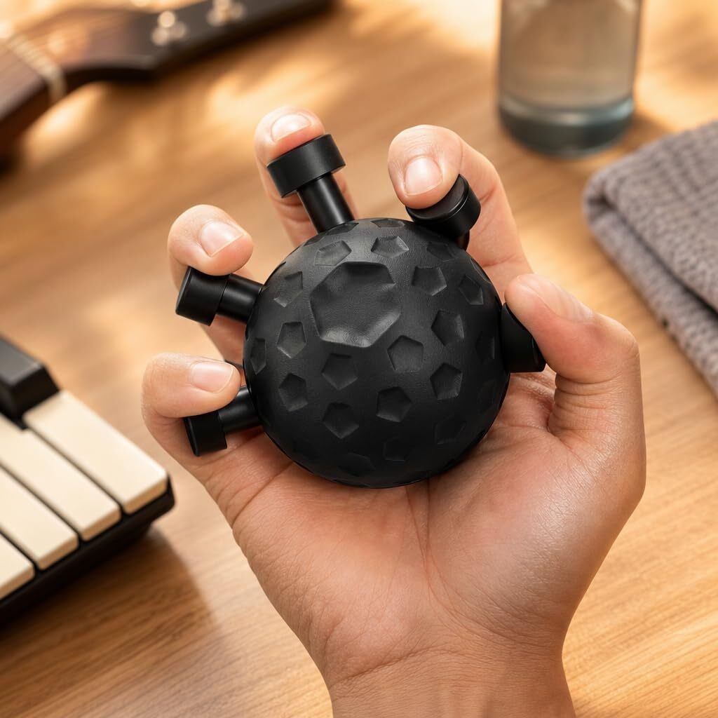Ultimate Finger Exerciser Strength Trainer Exercise Ball Hand Strengthener Hand Balls Workout Equipment for Men & Women-image-39