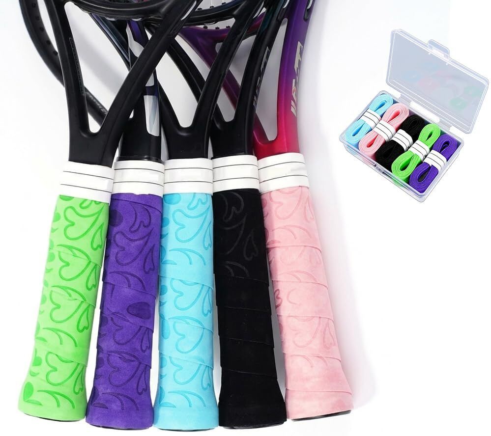gustave PU Overgrips Anti Slip Racket Grips for Tennis Badminton and Squash Sports Chevron-picture-36