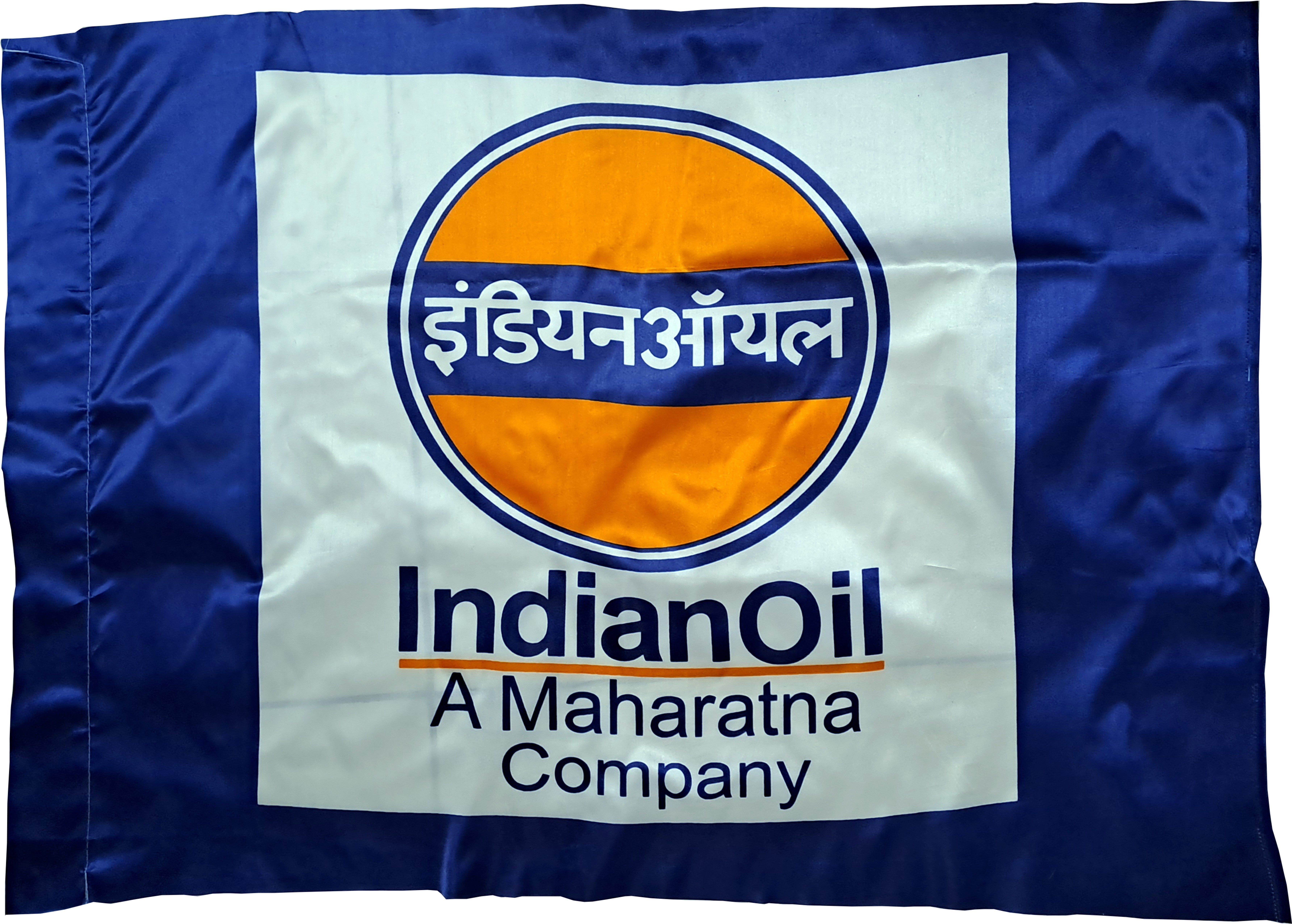 IOC Petrol Pump Flags 28X40 Inch Pack of 6 Flags Rectangle Outdoor Flag-image-1
