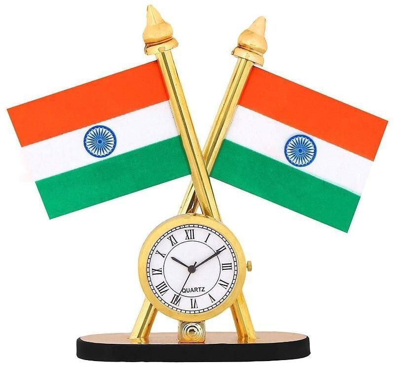 INDIA Rectangle Car Dashboard Flag-image-24