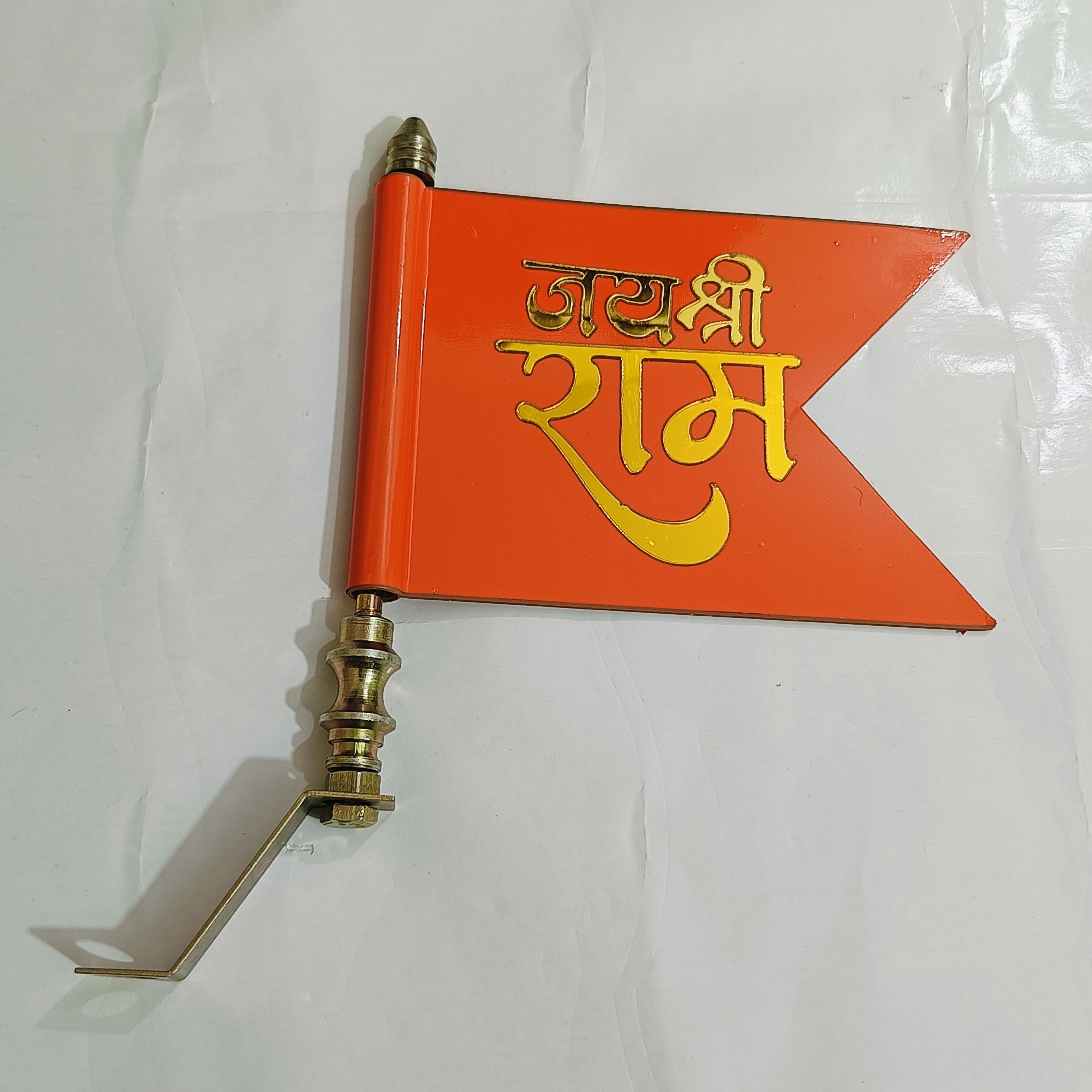 traditional triangular design ram ji flag Rectangle Car Window Flag-image-48