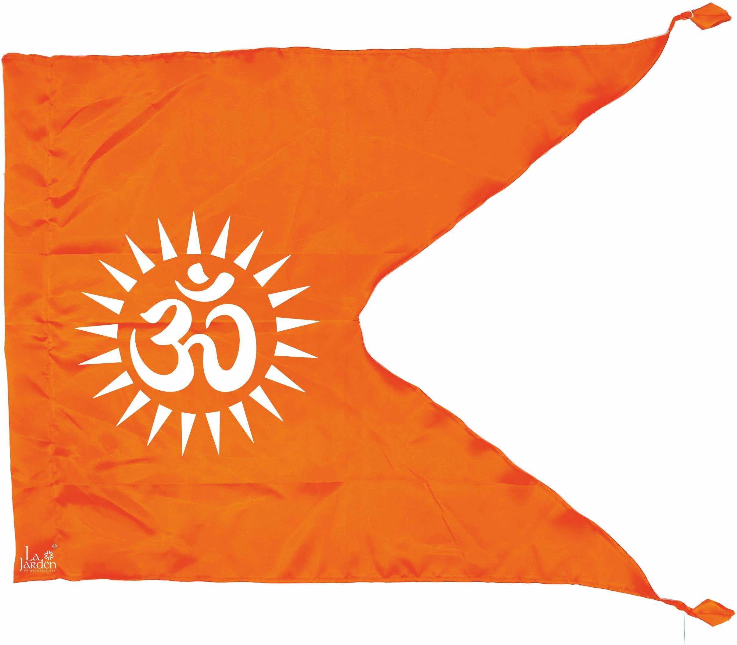 White Om printed Large Satin flag 40x31 inches Double Sided Wind Outdoor Flag-image-12