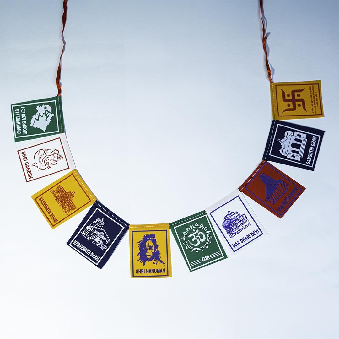 Hindu Religious Prayer Flag (Big Size) Rectangle Car Window Flag-image-17