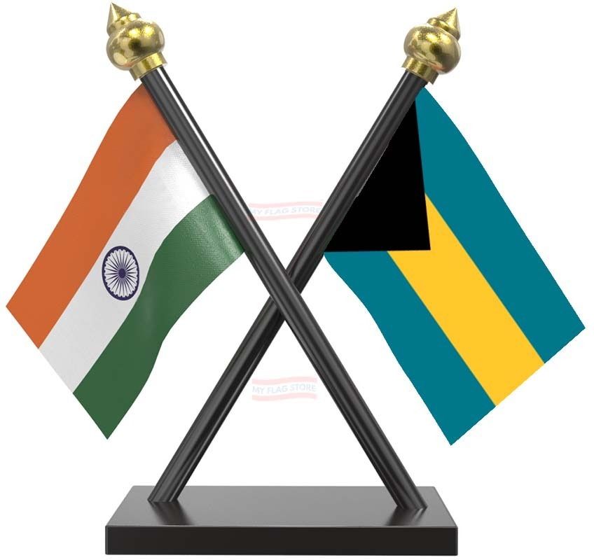 Bahamas Flag Stand for Car Dashboard – Cross Black Acrylic Rectangle Car Dashboard Flag-image-41