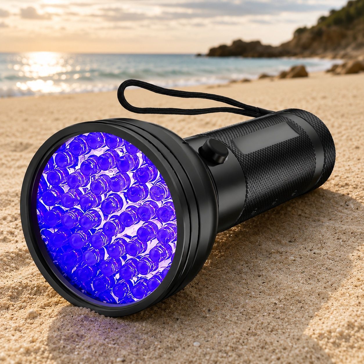 Clefairy UV Flashlight Black light UV Lights, 51 LED Ultraviolet Blacklight 800 lx Camera LED Light-image-18