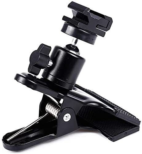 MILLETS Brand E-Type Flash Hot Shoe Heavy Duty Clamp Flash Holder Mount with 360° Flash Shoe Adapter-image-30