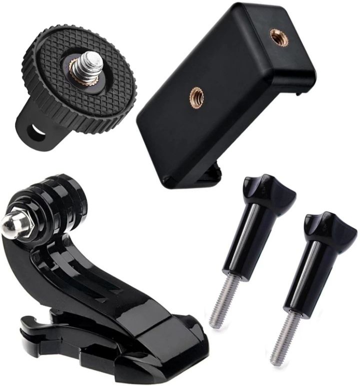 TECHGEAR J-Hook Vertical Mount Action Camera Clip Adapter for Helmet Mount Flash Shoe Adapter-picture-10