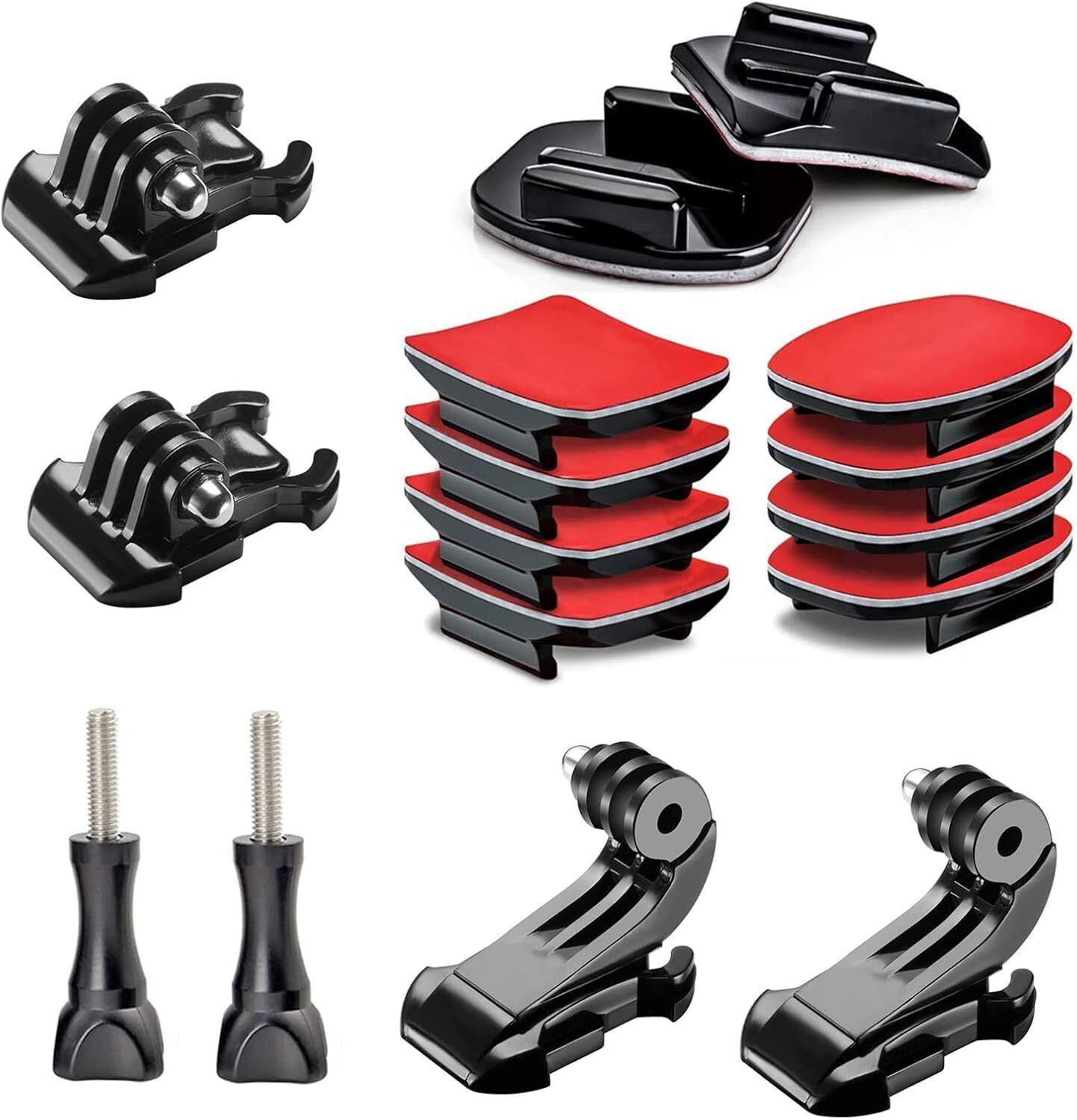 MILLETS Helmet Adhesive Sticky Mounts and Buckle and Thumb Screws Accessory Kit Flash Shoe Adapter-image-11