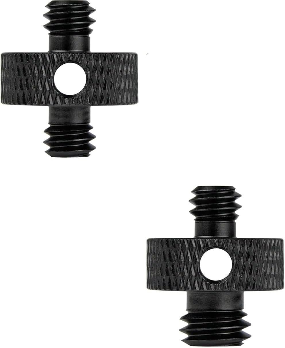 MILLETS Camera Screw 1/4" Male to 1/4" Male & 1/4" Male to 3/8"Male Tripod Screw Adapter Flash Shoe Adapter-image-36