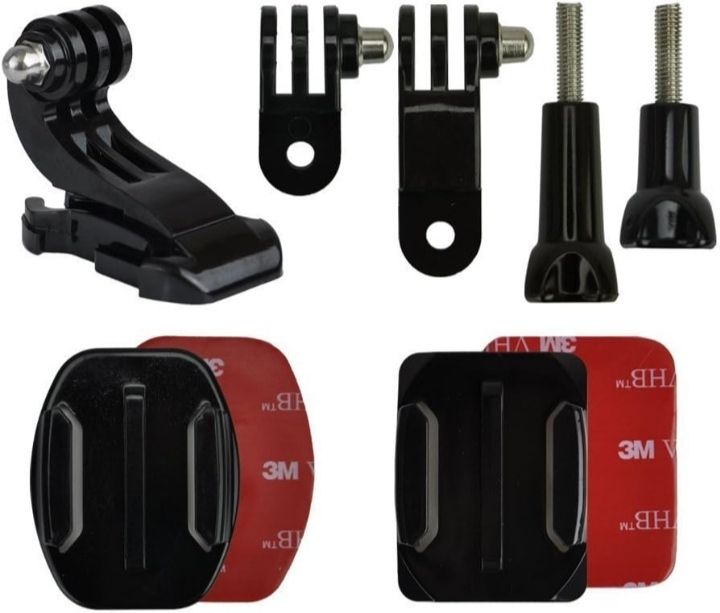 TECHGEAR J16 Helmet Front Mount kit Accessory for GoPro Hero 7/6/5/4/3+/3/2/1 Flash Shoe Adapter-image-2