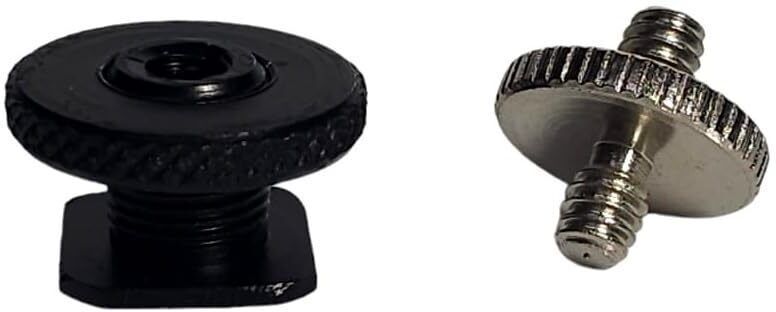 MILLETS 1/4" Female Thread to Hot Shoe Adapter, Hot Shoe Mount Adapter with 1/4 Flash Shoe Adapter