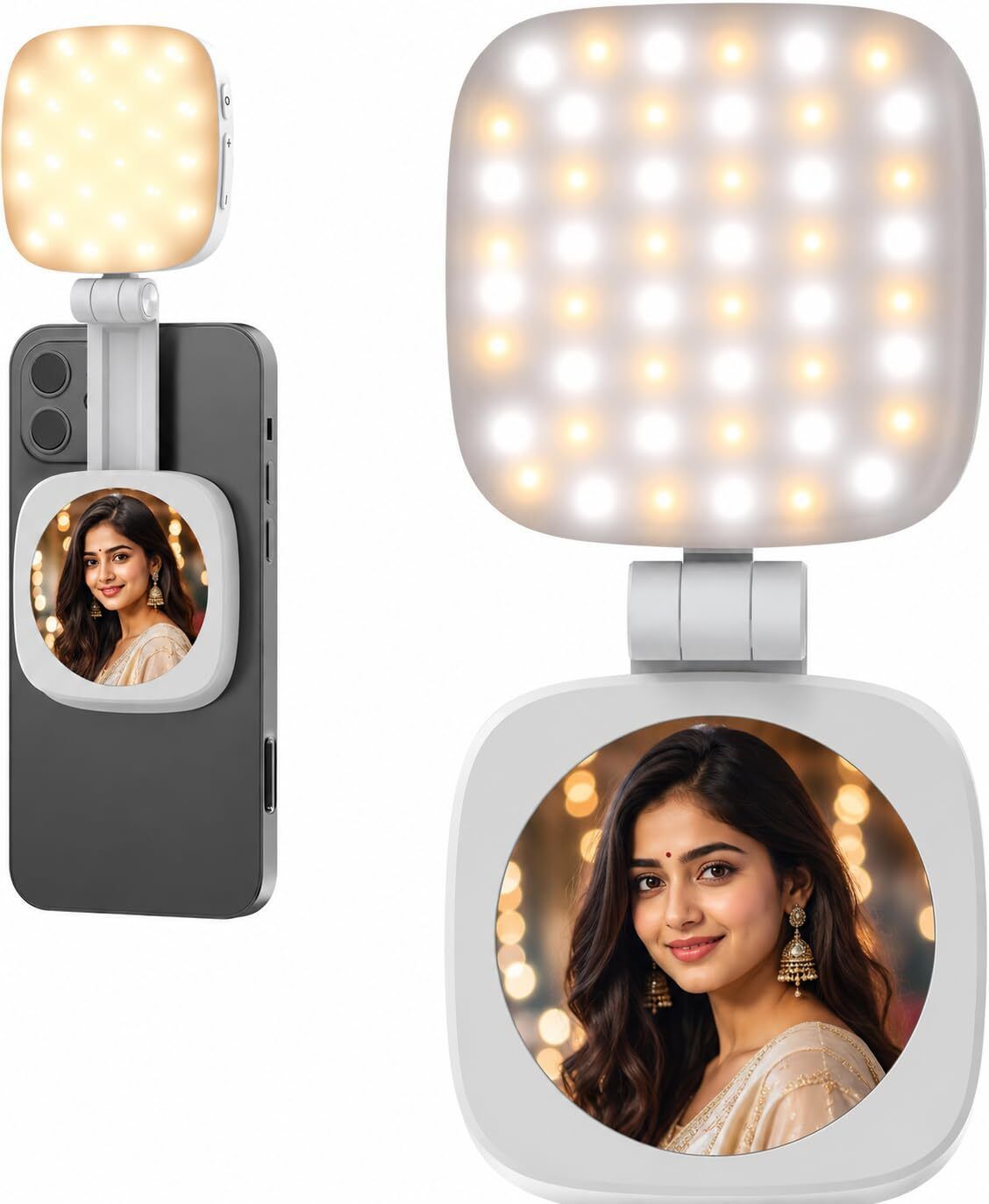 Primate Magnetic Selfie Light 360° Rotatable LED Fill Light for iPhone & Android Flash-image-14