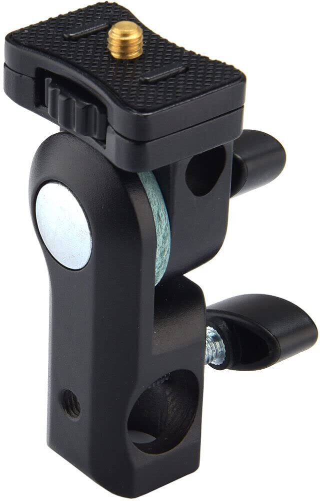 SUPERNIC AD-E2 Flash Holder Metal Bracket | 1/4 Inch Screw Umbrella Mount for AD200 Flash