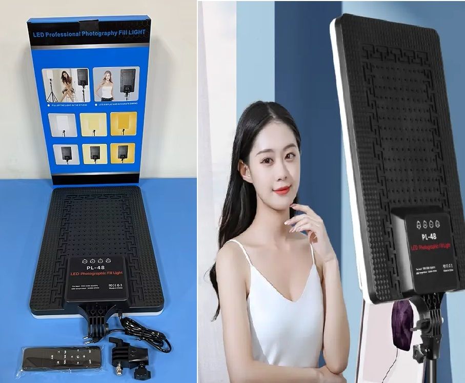 FKU PL48 20inch Touch Screen Button Large Panel Photography Led Fill Light & Remote Flash