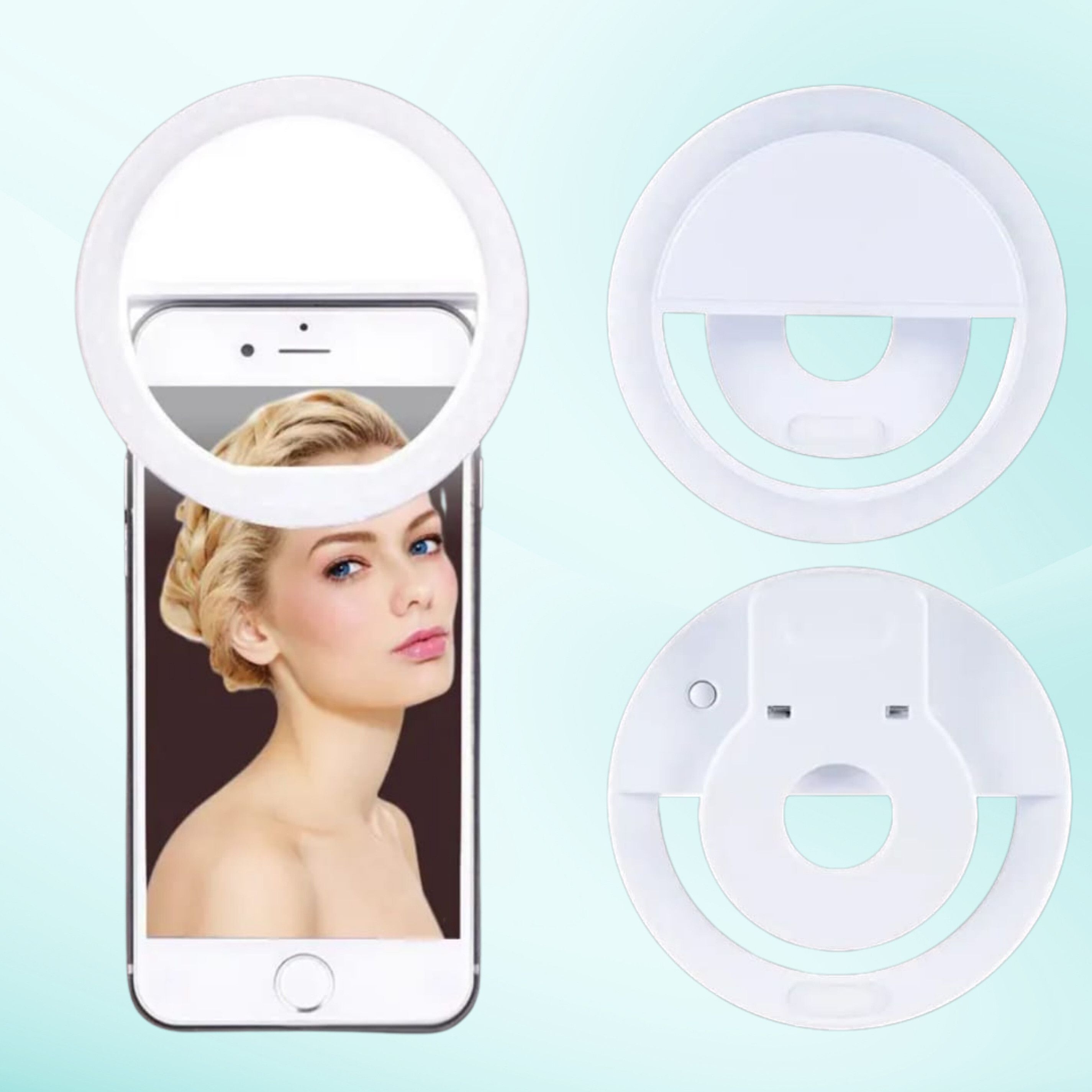 RIOAN Wedding Planner Selfie Ring Light – 3 Brightness Settings Ring Flash-picture-17