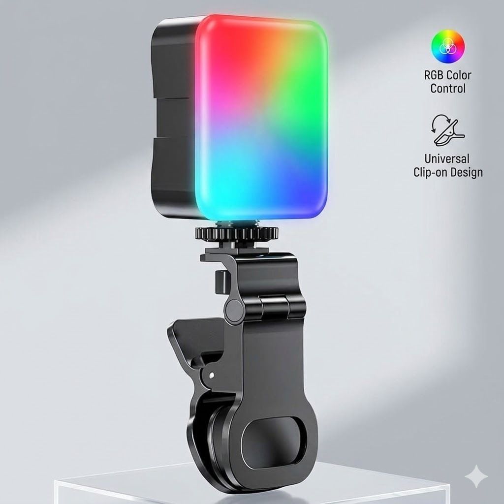 BAGATELLE Premium Quality RGB Video Lights, LED Camera Light 360° Full Color Portable Flash-image-31